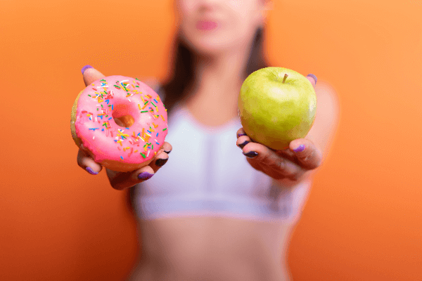 Leere vs. volle Kalorien